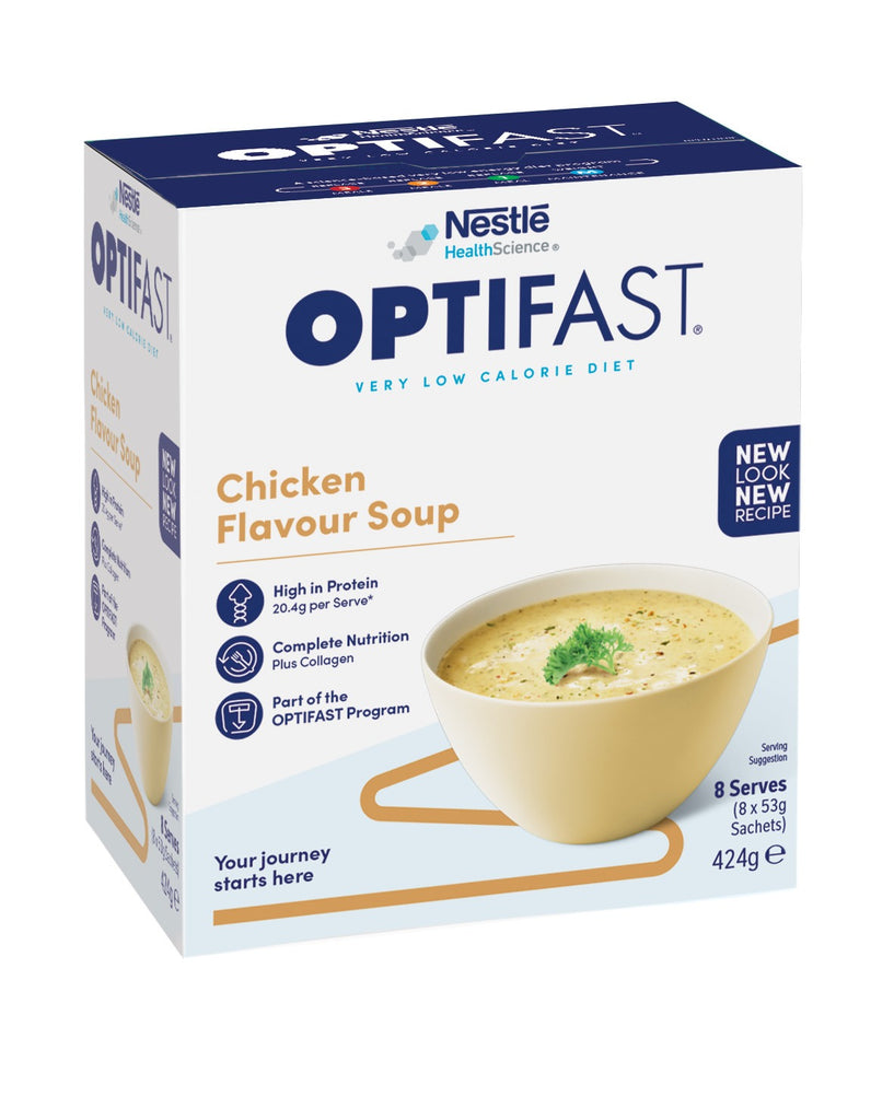 雀巢NESTLÉ - OPTIFAST 減肥代餐 soup湯(一盒有8包x53g)